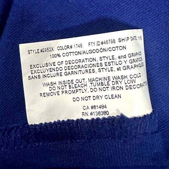 Box Seat Clothing XXL UF Florida Gator TShirt Blue Short Sleeve Graphic Print - Picture 5 of 9